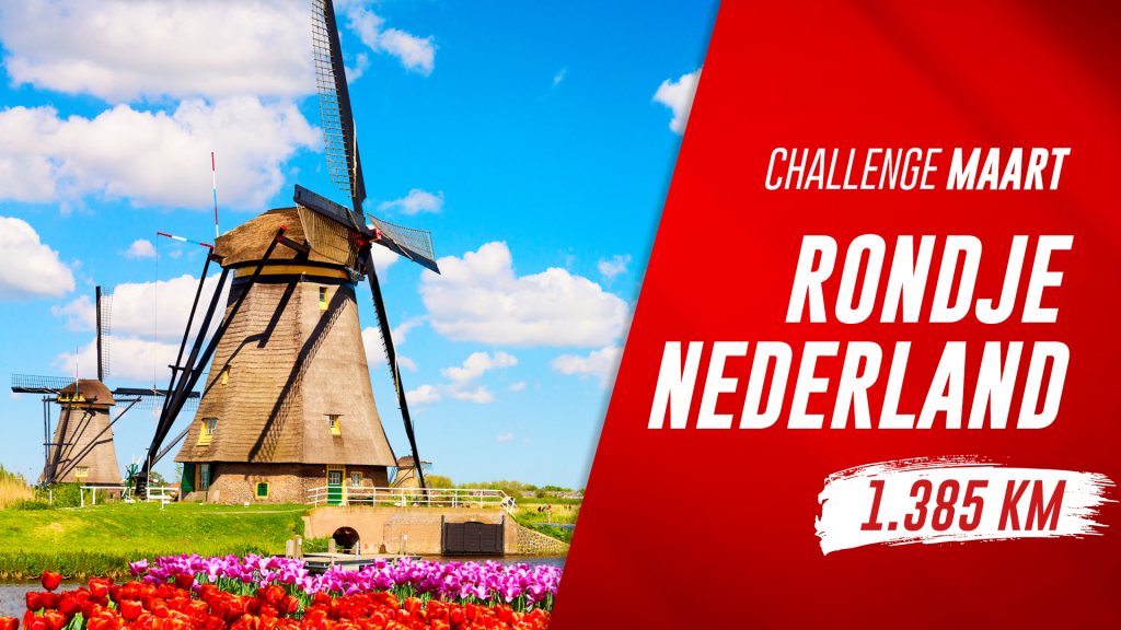 JVHontheMove challenge maart rondje Nederland